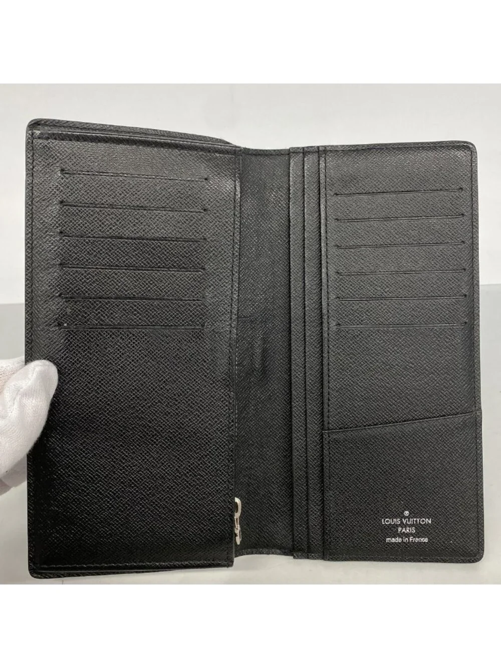 Louis Vuitton Wallet Damier Graphite Portefeuille Brazza Black